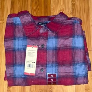Men’s Eddie Bauer flannel. Never worn. XL